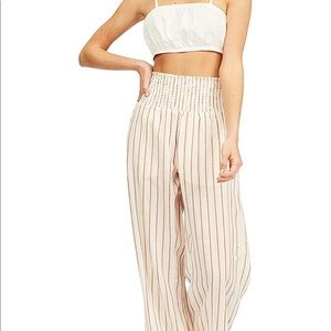 Billabong New waves 2 stripe wide leg pants